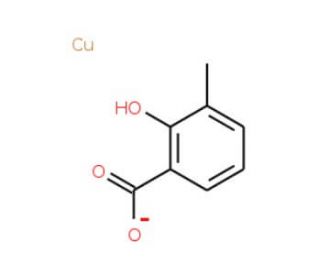Copper(I) 3-methylsalicylate (CAS 326477-70-7) - chemical structure image