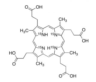 Coproporphyrin I-15N4 - chemical structure image