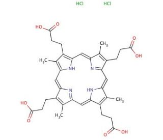 Coproporphyrin I dihydrochloride (CAS 69477-27-6) - chemical structure image