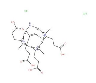 Coproporphyrin III dihydrochloride (CAS 14643-66-4) - chemical structure image