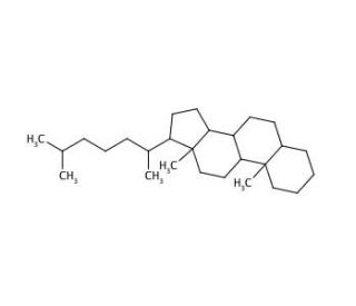 Coprostane (CAS 481-20-9) - chemical structure image