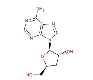 Cordycepin (CAS 73-03-0) - chemical structure image