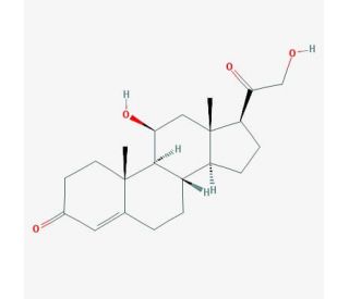 Corticosterone (CAS 50-22-6) - chemical structure image