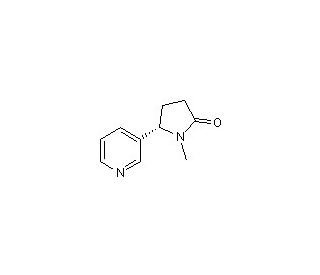 (&minus;)-Cotinine (CAS 486-56-6) - chemical structure image