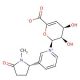 Cotinine N-(4-Deoxy-4,5-didehydro)-β-D-glucuronide (CAS 146275-15-2) - chemical structure image