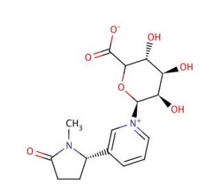 Cotinine N-&beta;-D-Glucuronide (CAS 139427-57-9) - chemical structure image