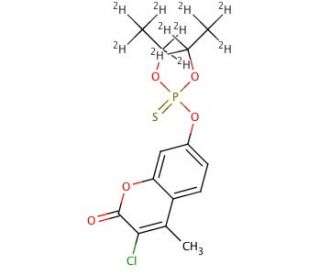 Coumaphos-d10 (CAS 287397-86-8) - chemical structure image
