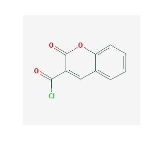 Coumarin-3-carboxylic acid chloride (CAS 3757-06-0) - chemical structure image