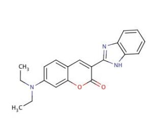 Coumarin 7 (CAS 27425-55-4) - chemical structure image