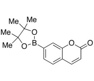 Coumarin-7-pinacolboronate (CAS 190788-61-5) - chemical structure image