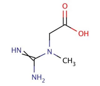 Creatine, anhydrous (CAS 57-00-1) - chemical structure image