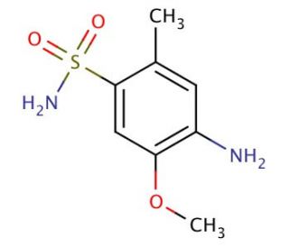 Cresidine Sulfonamide (CAS 98489-97-5) - chemical structure image