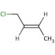 Crotyl chloride (CAS 591-97-9) - chemical structure image