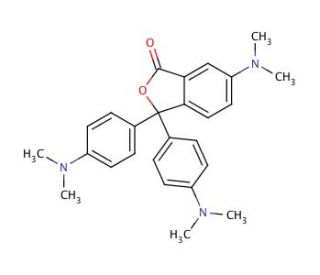Crystal Violet lactone (CAS 1552-42-7) - chemical structure image