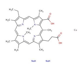 Cu(II) Chlorin e4 Disodium Salt - chemical structure image