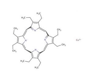 Cu(II) Octaethylporphine - chemical structure image