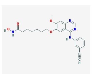 CUDC-101 (CAS 1012054-59-9) - chemical structure image