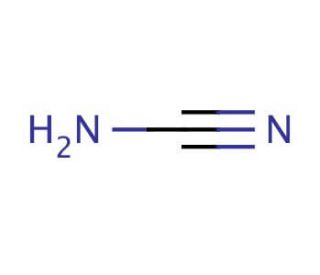 Cyanamide (CAS 420-04-2) - chemical structure image