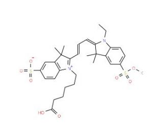 Cyanine 3 Monofunctional Hexanoic Acid Dye, Potassium Salt - chemical structure image