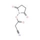 Cyanoacetic acid-OSu (CAS 56657-76-2) - chemical structure image
