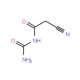 Cyanoacetylurea (CAS 1448-98-2) - chemical structure image