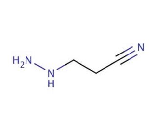 Cyanoethylhydrazine (CAS 353-07-1) - chemical structure image