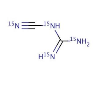 Cyanoguanidine-15N4 (CAS 63419-77-2) - chemical structure image