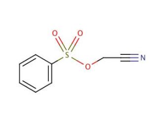 Cyanomethyl benzenesulfonate (CAS 10531-13-2) - chemical structure image