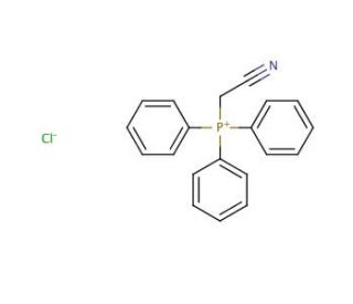 (Cyanomethyl)triphenylphosphonium chloride (CAS 4336-70-3) - chemical structure image