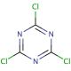 Cyanuric chloride (CAS 108-77-0) - chemical structure image