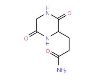 Cyclo(-Gly-Gln) (CAS 52662-00-7) - chemical structure image