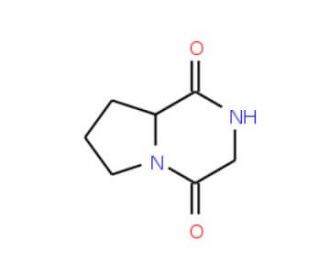 Cyclo-Gly-Pro (CAS 3705-27-9) - chemical structure image