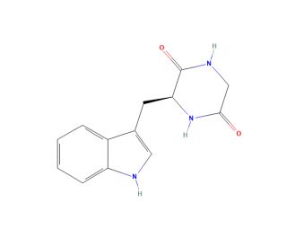 Cyclo(-Gly-Trp) (CAS 7451-73-2) - chemical structure image