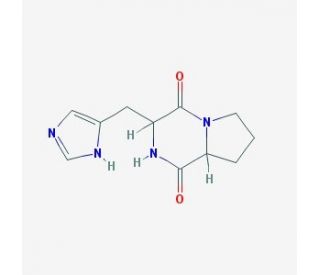 Cyclo(-His-Pro) (CAS 53109-32-3) - chemical structure image