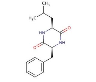 Cyclo(-L-Leu-L-Phe) - chemical structure image