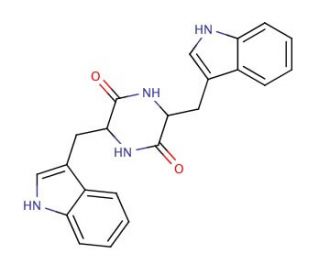 Cyclo(-Trp-Trp) - chemical structure image