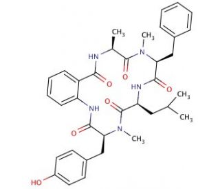 Cycloaspeptide A - chemical structure image