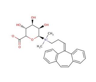 Cyclobenzaprine N-&beta;-D-Glucuronide (CAS 67324-97-4) - chemical structure image