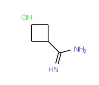 Cyclobutanecarboxamidine hydrochloride (CAS 71690-89-6) - chemical structure image