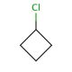 Cyclobutyl chloride (CAS 1120-57-6) - chemical structure image