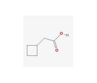 Cyclobutylacetic acid (CAS 6540-33-6) - chemical structure image