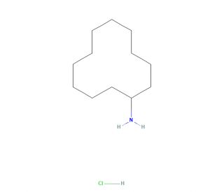 Cyclododecylamine hydrochloride (CAS 55671-95-9) - chemical structure image