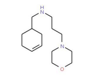 Cyclohex-3-enylmethyl-(3-morpholin-4-yl-propyl)-amine (CAS 436096-92-3) - chemical structure image