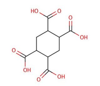 Cyclohexane-1,2,4,5-tetracarboxylic acid, mixture of cis and trans (CAS 15383-49-0) - chemical structure image