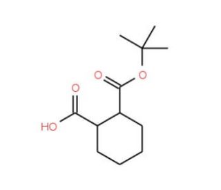 Cyclohexane-1,2-dicarboxylic acid mono-tert-butyl ester (CAS 886365-95-3) - chemical structure image