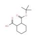 Cyclohexane-1,2-dicarboxylic acid mono-tert-butyl ester (CAS 886365-95-3) - chemical structure image