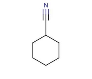 Cyclohexanecarbonitrile (CAS 766-05-2) - chemical structure image