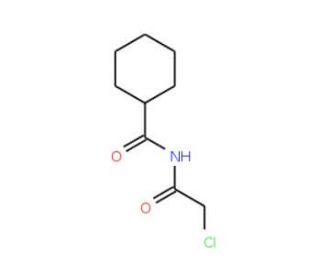 Cyclohexanecarboxylic acid (2-chloro-acetyl)-amide - chemical structure image
