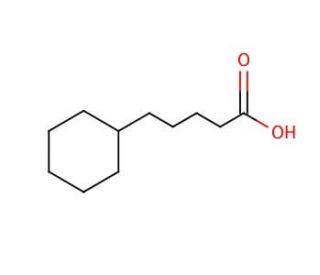 Cyclohexanepentanoic acid (CAS 5962-88-9) - chemical structure image