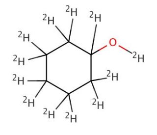 Cyclohexanol-d12 (CAS 66522-78-9) - chemical structure image